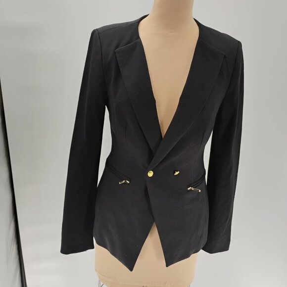 Vivienne by Vivienne Tam Blazer Black Size 4 - Picture 1 of 12